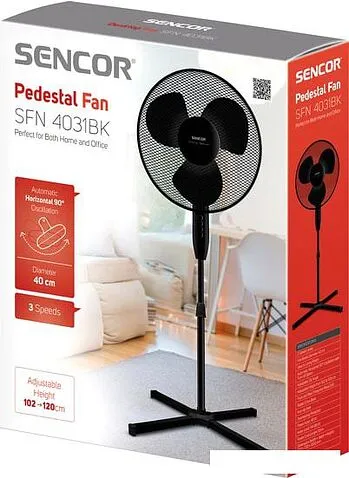 Вентилятор Sencor SFN 4031BK