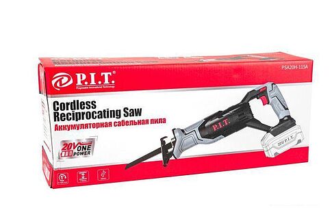 Сабельная пила P.I.T PSA20H-115A (без АКБ)