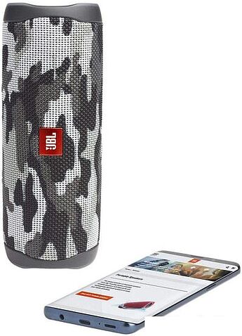 Беспроводная колонка JBL Flip 5 (черный камуфляж)