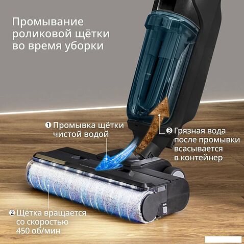 Вертикальный моющий пылесос Tefal X-Clean 5 GF5555F0