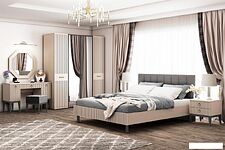 Тумба Ангстрем Хилтон спальня ХТ-302.03 (Д) исп.3 (Д2, кашемир серый)