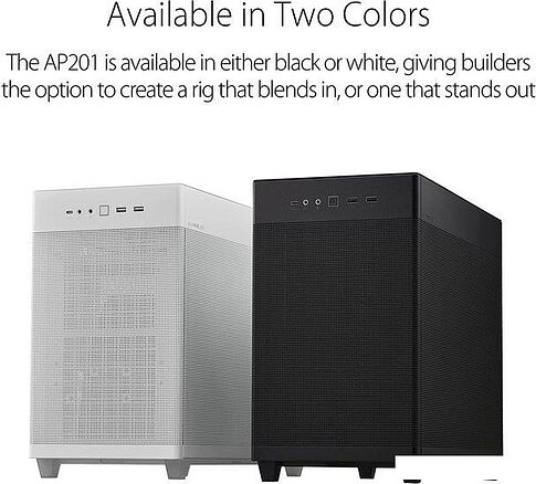 Корпус ASUS Prime AP201 (белый)
