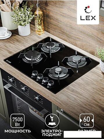 Варочная панель LEX GVG 643A BBL