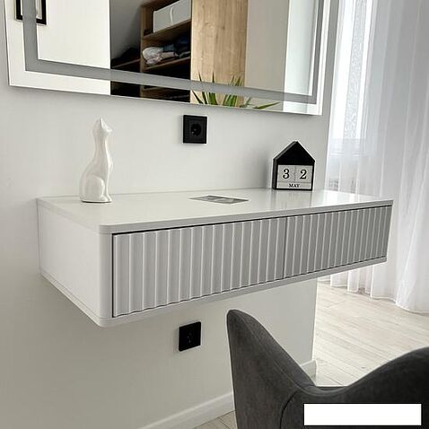 Тумба Shtabe Royal 5010 эко (белый/белый)