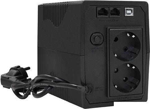 Источник бесперебойного питания ExeGate SpecialPro UNB-600.LED.AVR.2SH.RJ.USB EX292764RUS