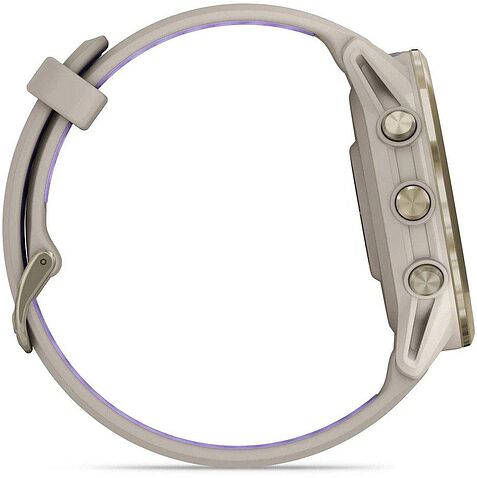 Умные часы Garmin Forerunner 970 47 мм (бежевый/фиолетовый)