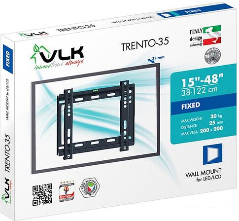 Кронштейн VLK TRENTO-35 (черный)