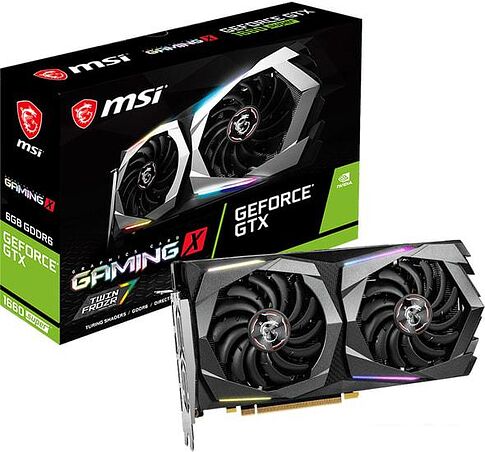 Видеокарта MSI GeForce GTX 1660 Super Gaming X 6GB GDDR6