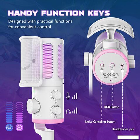 Проводной микрофон FIFINE TAM6 (белый)