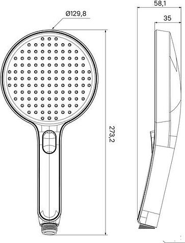 Душевая лейка IDDIS Esper ESP3FWRi18