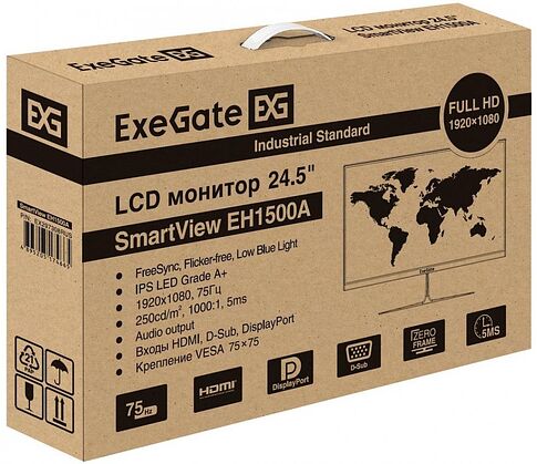 Монитор ExeGate SmartView EH1500A EX297308RUS