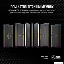 Оперативная память Corsair Dominator Titanium RGB 2x32ГБ DDR5 6600 МГц CMP64GX5M2X6600C32 Оперативная память Corsair Dominator Titanium RGB 2x32ГБ DDR5 6600 МГц CMP64GX5M2X6600C32
