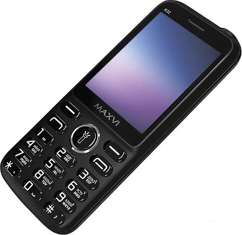 Кнопочный телефон Maxvi K32 (черный)