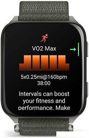 Умные часы Garmin Venu X1 (титановый/зеленый)