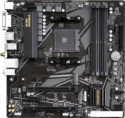 Материнская плата Gigabyte B550M DS3H AC (rev. 1.5/1.6)