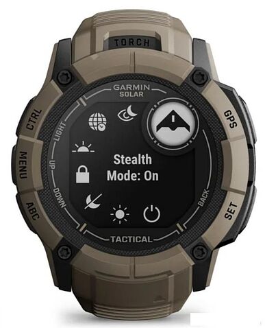 Умные часы Garmin Instinct 2x Solar Tactical Edition (светло-коричневый)