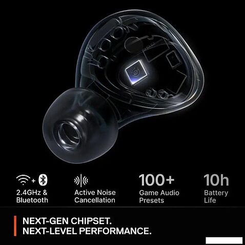 Наушники SteelSeries Arctis GameBuds (для PlayStation, белый)