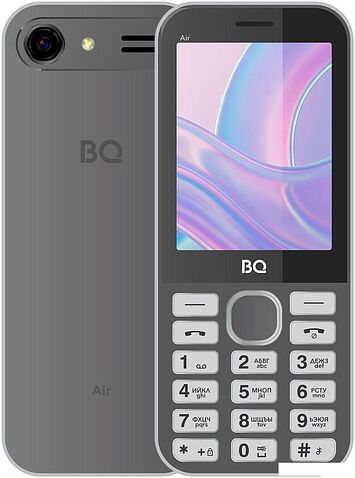 Кнопочный телефон BQ 2843 Air (темно-серый)