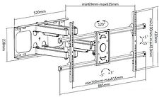 Кронштейн для телевизора Digis DSM-P4986 Кронштейн для телевизора Digis DSM-P4986