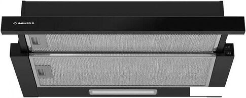 Кухонная вытяжка MAUNFELD Clyde 60 (черное стекло)