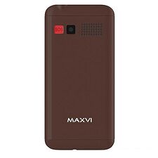 Кнопочный телефон Maxvi B231 (коричневый)