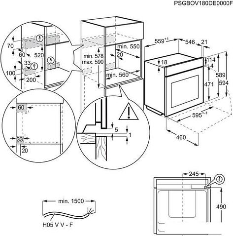 Электрический духовой шкаф Electrolux EOB7S31V