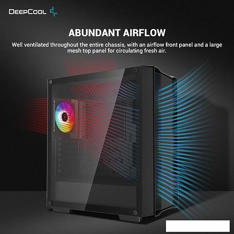 Корпус DeepCool CC560 V2 ARGB R-CC560-BKTAA4-G-2