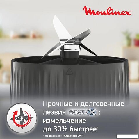 Стационарный блендер Moulinex LM16L110 (белый)