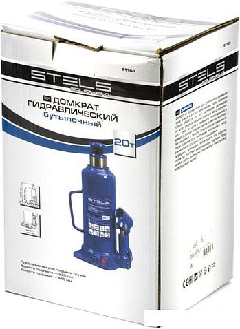 Бутылочный домкрат Stels 51169 20т
