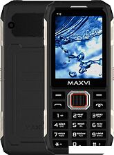 Кнопочный телефон Maxvi T12 (черный)
