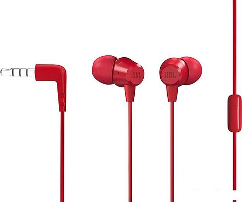 Наушники JBL C50HI (красный)