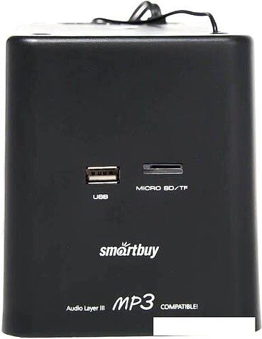 Акустика SmartBuy Buzz (черный/серебристый) [SBA-2600]