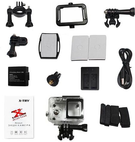 Экшен-камера X-try XTC503 Gimbal Real 4K/60FPS WDR Wi-Fi Battery