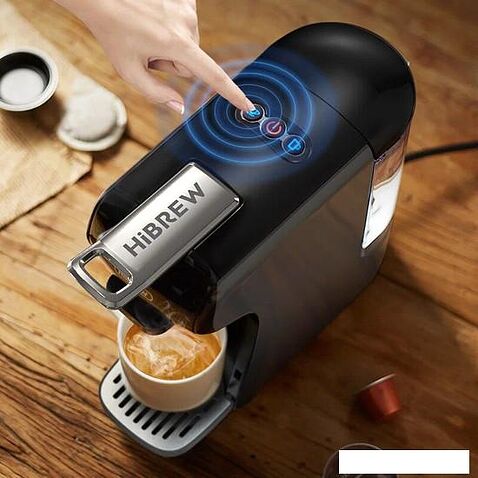 Капсульная кофеварка Hibrew H9A ST-504 (серый)