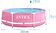 Каркасный бассейн Intex Pink Metal Frame 28290 (244х76 см)