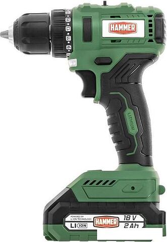 Дрель-шуруповерт Hammer ACD18BLC (с 2-мя АКБ, кейс)
