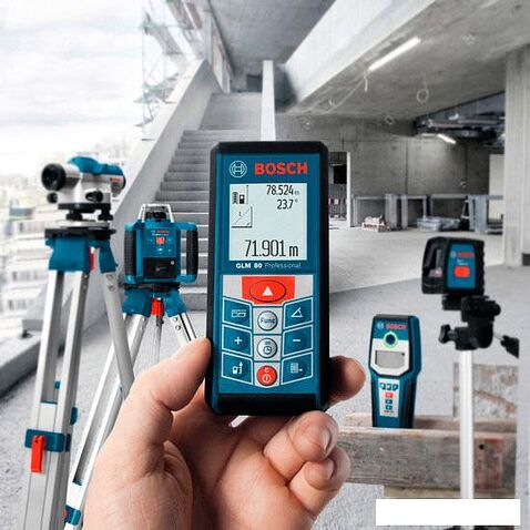 Лазерный дальномер Bosch GLM 80 Professional (0601072300)