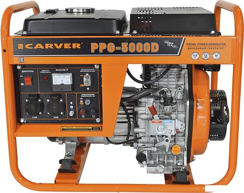 Дизельный генератор Carver PPG-5000D