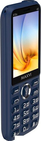 Телефон Maxvi K15n 4G (синий)