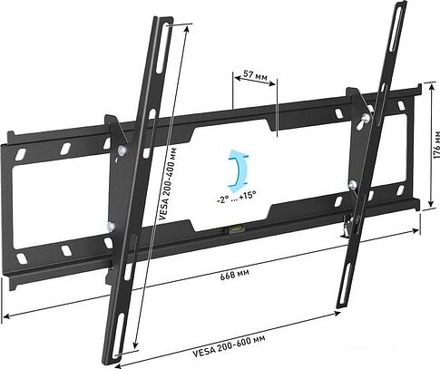 Кронштейн Holder Basic Line LCD-T6628
