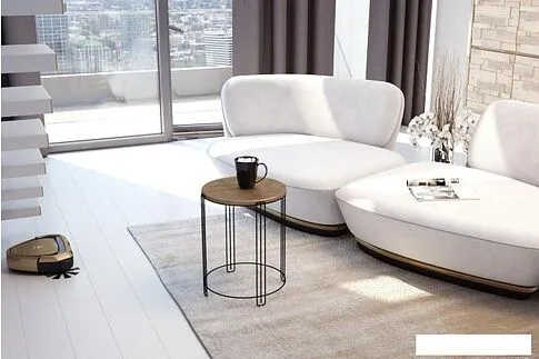 Журнальный столик Sheffilton SHT-CT53-1 (сонора/черный муар)