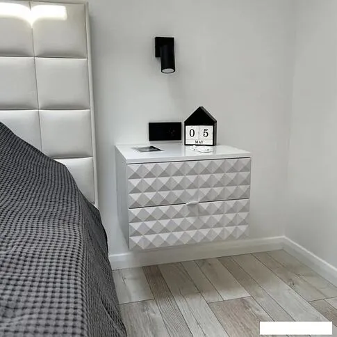 Тумба Shtabe Simple 7002 эко (травертин/белый)