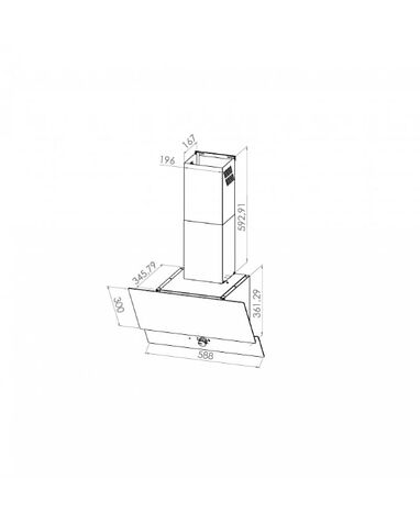 Кухонная вытяжка Schtoff Valencia 60 (белый)