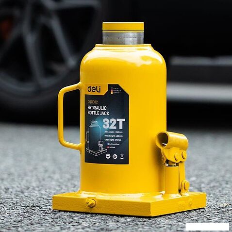 Бутылочный домкрат Deli DQ71032 32т