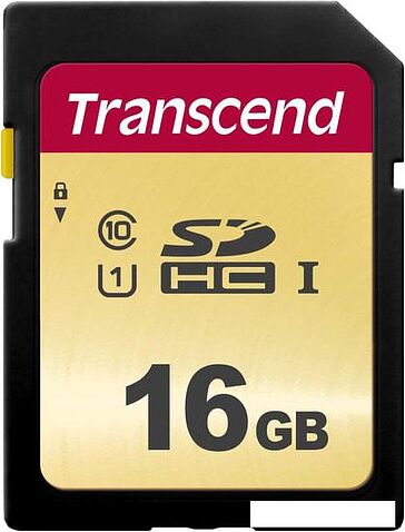 Карта памяти Transcend SDHC 500S 16GB