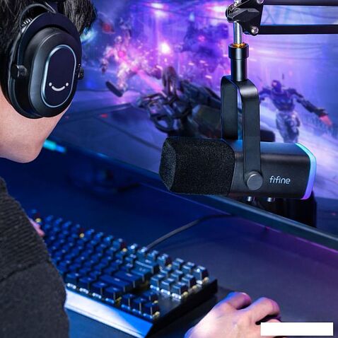 Проводной микрофон FIFINE AM8T (черный)