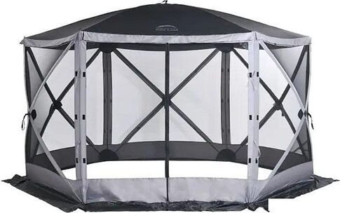 Кемпинговая палатка Wild Land Hub screen house 600 920003-0004-0024.SET (коричнево-бежевый, со стенками)