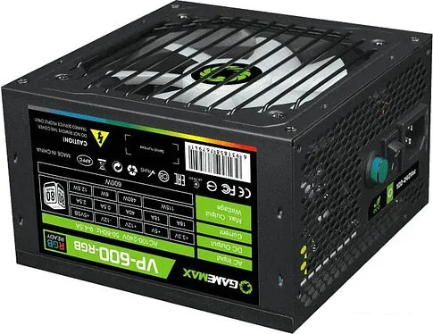 Блок питания GameMax VP-600-RGB