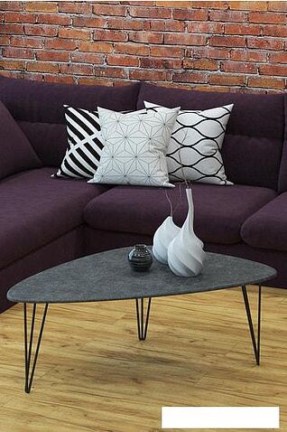 Журнальный столик Калифорния мебель Престон (серый бетон)