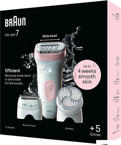 Эпилятор Braun Silk Epil 7 SE 7-060